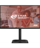 AOC E4 24E4CV computer monitor 60,5 cm (23.8") 1920 x 1080 Pixels Full HD LED Zwart