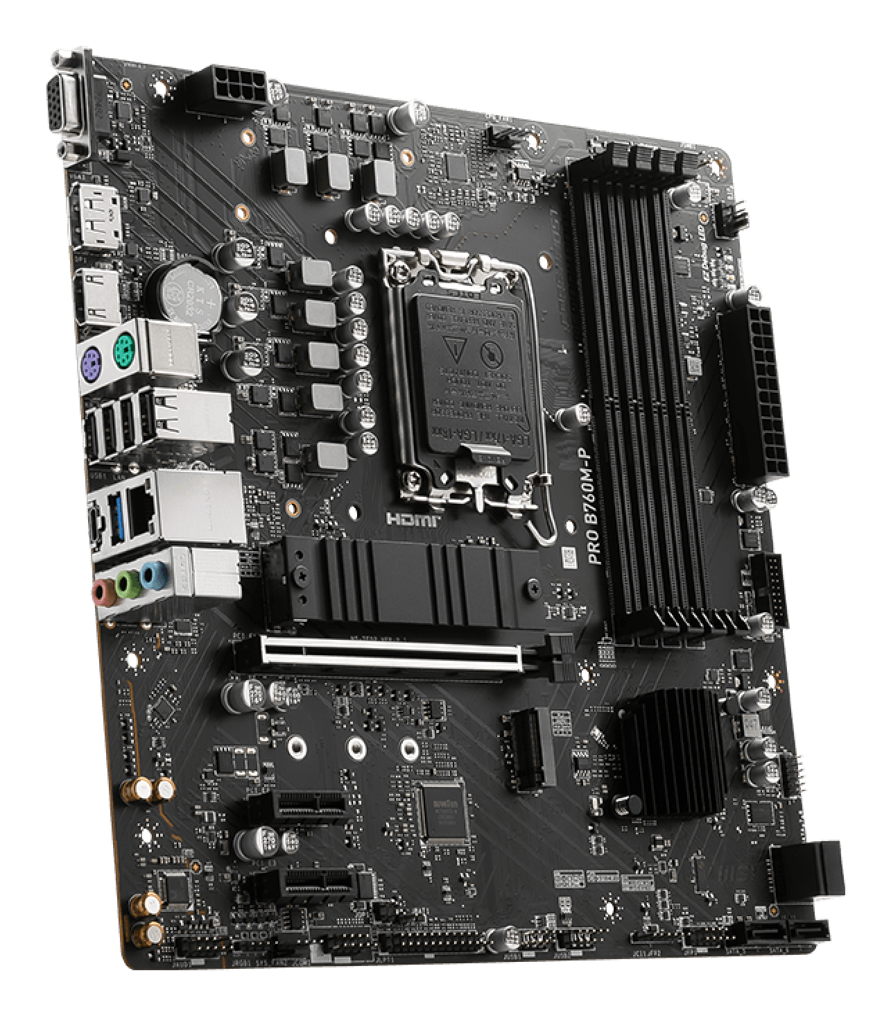MSI PRO B760M-P moederbord Intel B760 LGA 1700 micro ATX - Afbeelding 4