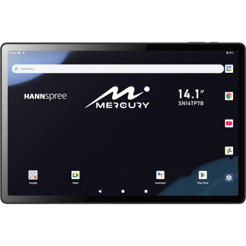 Hannspree Mercury Mediatek LTE 128 GB 35,8 cm (14.1") 6 GB Wi-Fi 5 (802.11ac) Android 15 Zwart