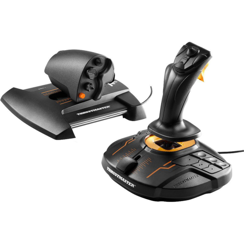 Thrustmaster T-16000M FCS Hotas Zwart, Oranje USB Joystick Analoog/digitaal PC