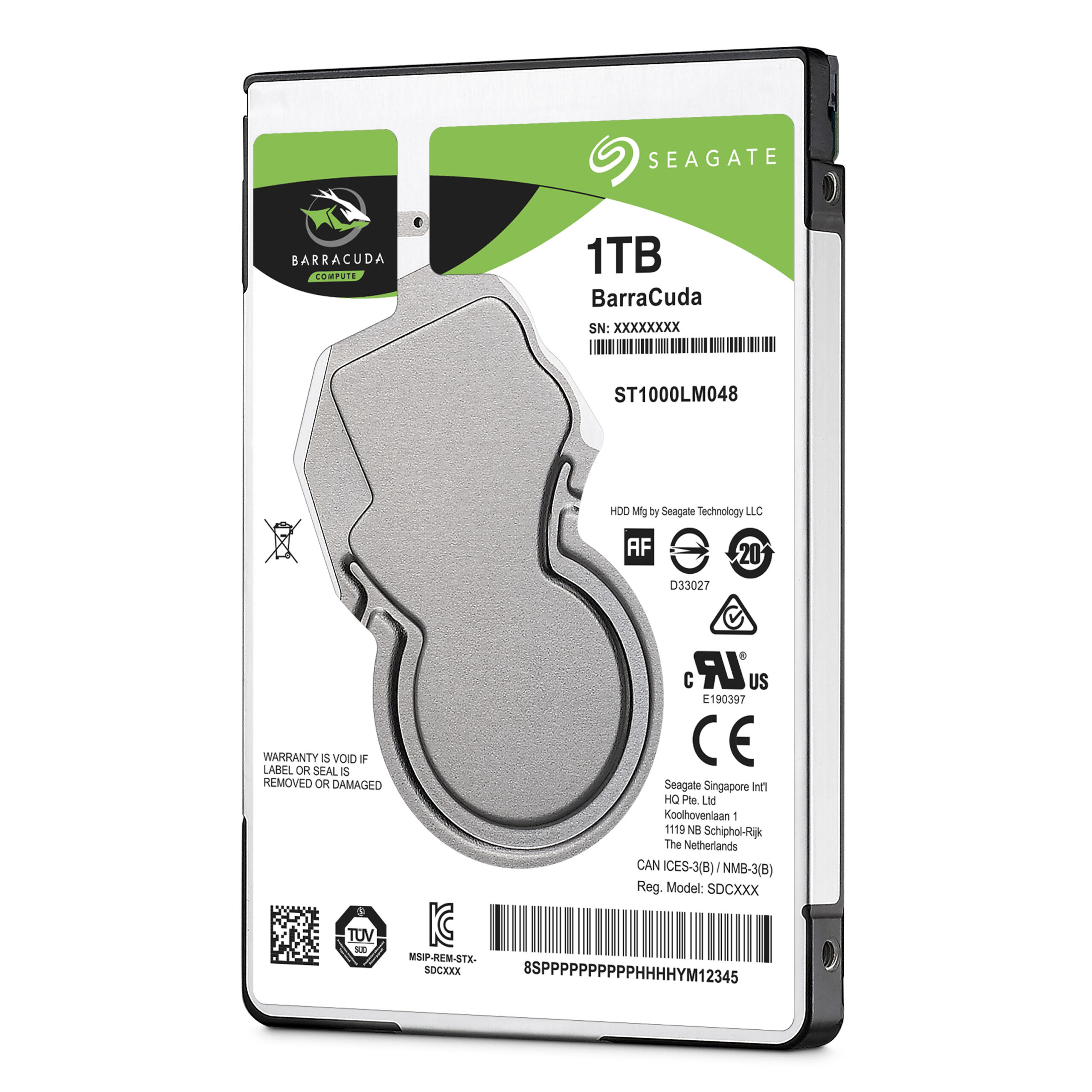 Seagate Barracuda 2.5" interne harde schijf 1 TB 5400 RPM 128 MB 2.5" SATA III - Afbeelding 4