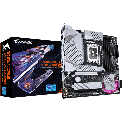 GIGABYTE B760M AORUS ELITE WIFI6E GEN5 Intel B760 LGA 1700 micro ATX