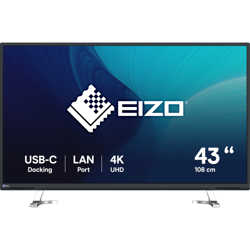 EIZO FlexScan EV4340X-BK computer monitor 108 cm (42.5") 3840 x 2160 Pixels 4K Ultra HD LCD Zwart