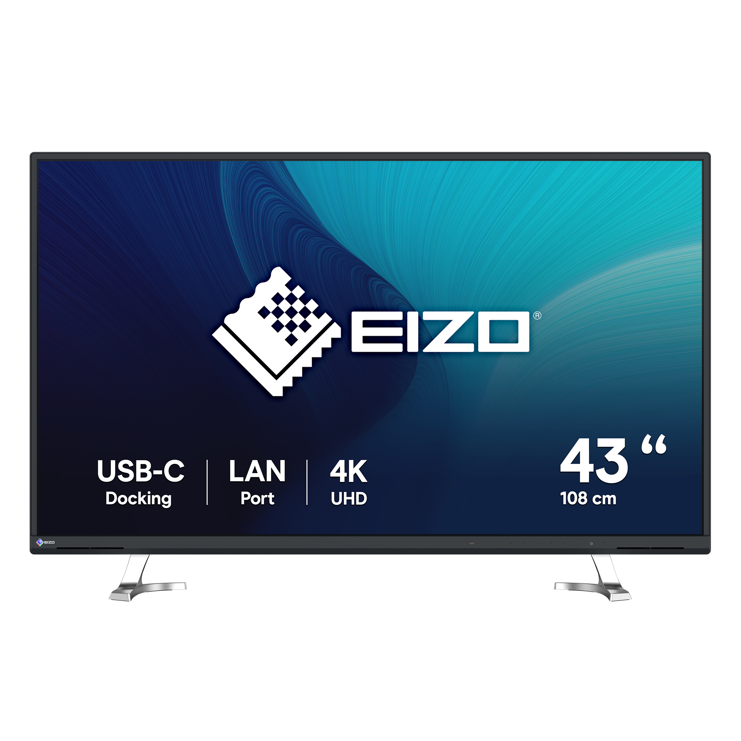 EIZO FlexScan EV4340X-BK computer monitor 108 cm (42.5") 3840 x 2160 Pixels 4K Ultra HD LCD Zwart