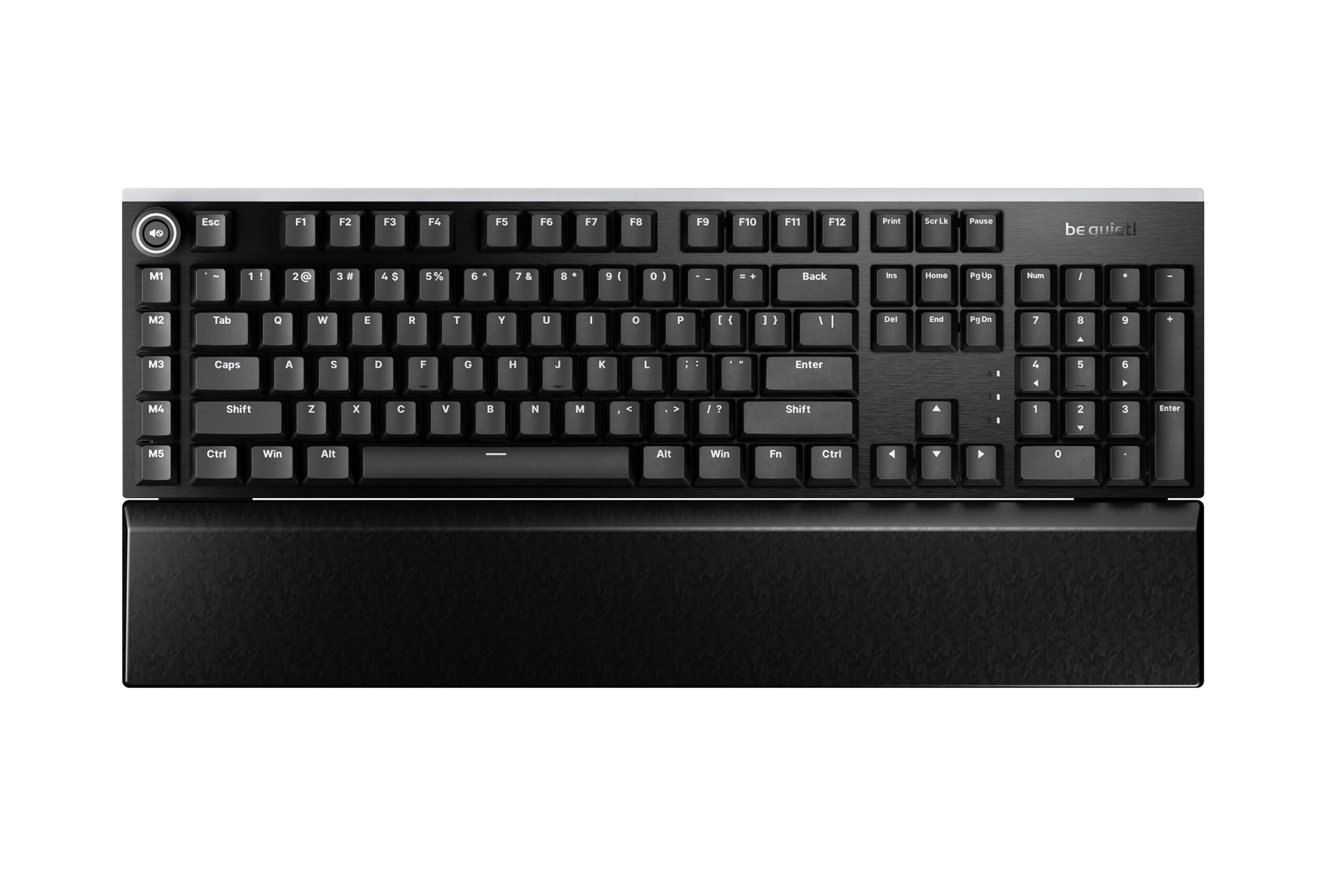 be quiet! Light Mount Silent Tactile US ANSI toetsenbord Gamen USB QWERTY Amerikaans Engels Zwart - Afbeelding 2
