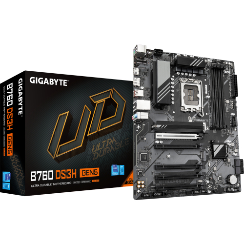 GIGABYTE B760 DS3H GEN5 moederbord Intel B760 Express LGA 1700 ATX
