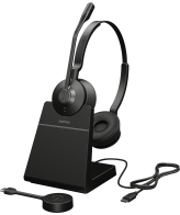 Jabra Engage 55 SE Headset Draadloos Hoofdband Kantoor/callcenter Zwart