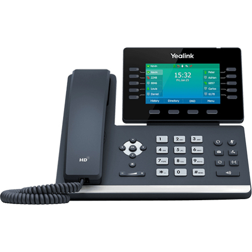 Yealink SIP-T54W IP telefoon Zwart 10 regels LCD Wifi