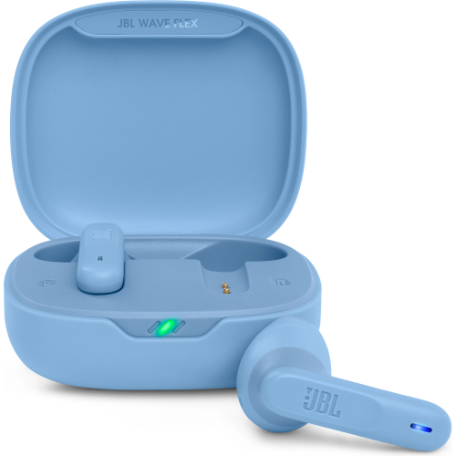 JBL Wave Flex Headset True Wireless Stereo (TWS) In-ear Gesprekken/Muziek/Sport/Elke dag Bluetooth Blauw