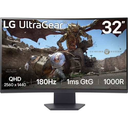 LG 32GS60QC-B computer monitor 80 cm (31.5") 2560 x 1440 Pixels Quad HD LCD Zwart