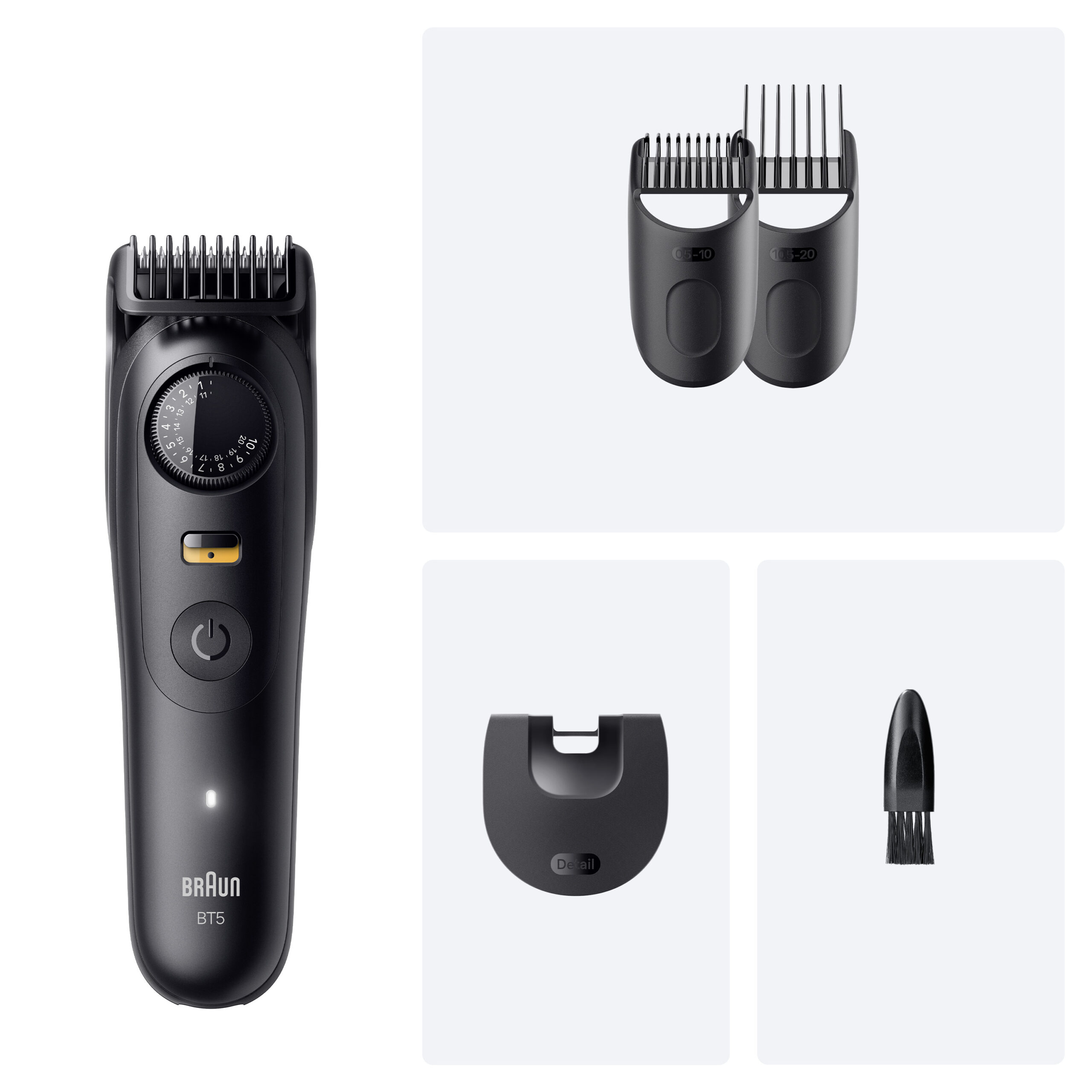 Braun BeardTrimmer 5 80789813 baardtrimmer AC/Batterij 20 2 cm Nat en droog Zwart - Afbeelding 2