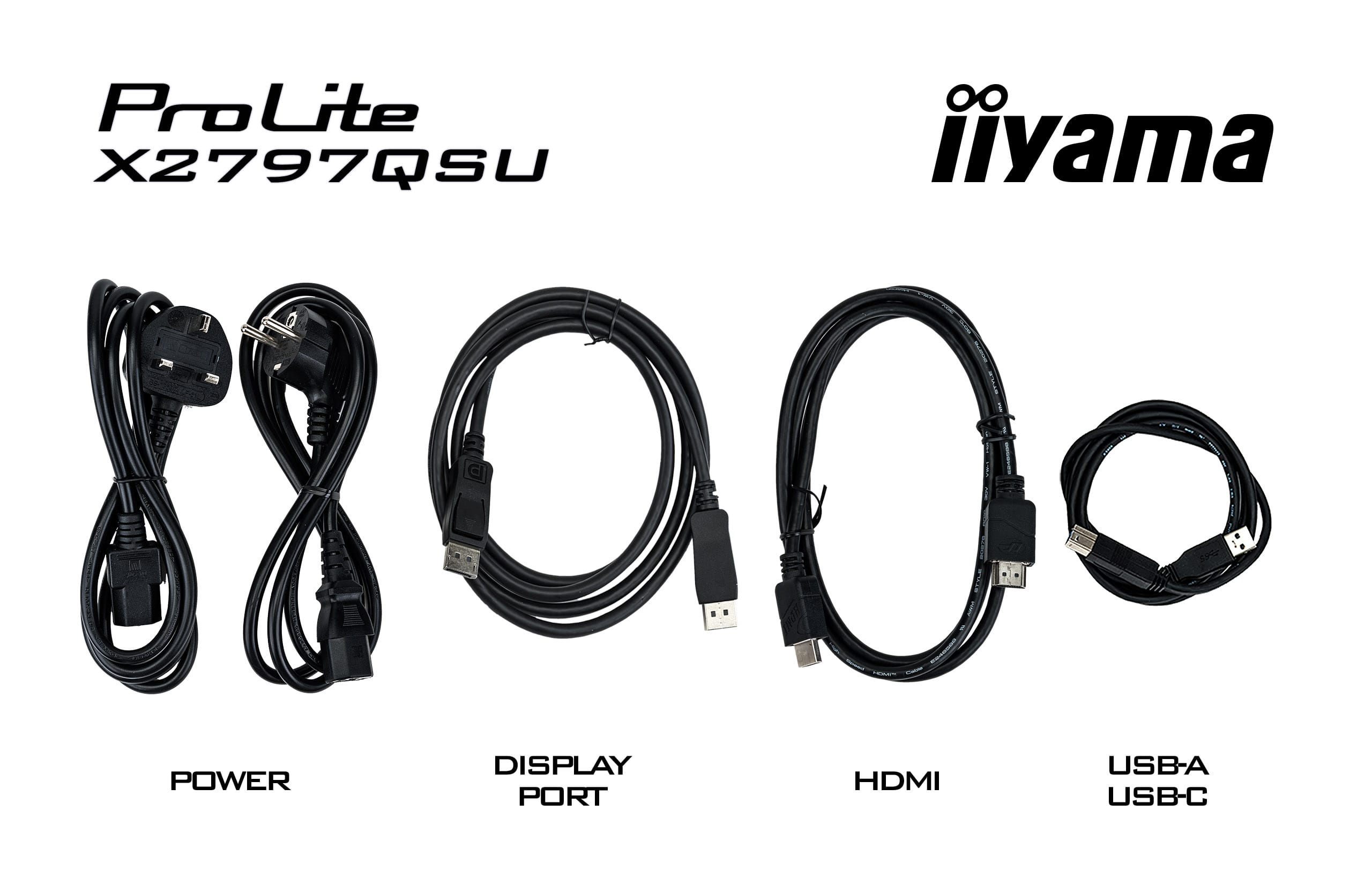 iiyama ProLite X2797QSU-B1 computer monitor 68,6 cm (27") 2560 x 1440 Pixels Quad HD LED Zwart - Afbeelding 12