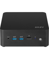 MSI CUBI NUC 1MG-244BEU PC/workstation barebone 0.84L sized PC Zwart 100U Intel SoC