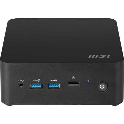 MSI CUBI NUC 1MG-244BEU PC/workstation barebone 0.84L sized PC Zwart 100U Intel SoC