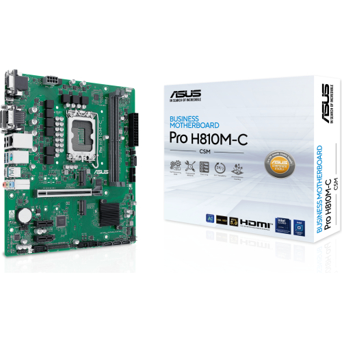 ASUS PRO H810M-C-CSM Intel H810 LGA 1851 (Socket V1) micro ATX