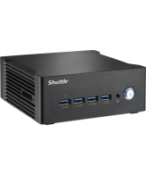Shuttle Nano PC NA10H7, AMD Ryzen™ 7-8845HS APU, Radeon780M, 2xHDMI, 2xUSB-C 4.0(DP), 2x2.5Gbit LAN, incl. VESA, 24/7 permanent gebruik