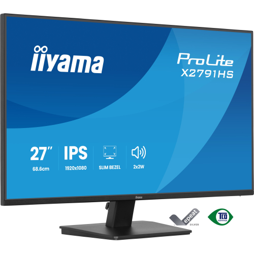 iiyama ProLite X2791HS-B1 computer monitor 68,6 cm (27") 1920 x 1080 Pixels Full HD LED Zwart