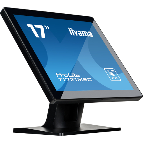 iiyama ProLite T1721MSC-B2 computer monitor 43,2 cm (17") 1280 x 1024 Pixels SXGA LED Touchscreen Tafelblad Zwart