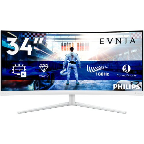 Philips Evnia 5000 34M2C5501A/00 computer monitor 86,4 cm (34") 3440 x 1440 Pixels Wide Quad HD LCD Wit