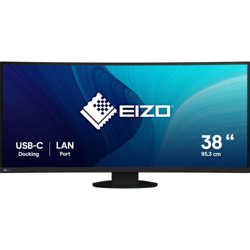 EIZO FlexScan EV3895-BK computer monitor 95,2 cm (37.5") 3840 x 1600 Pixels UltraWide Quad HD+ LCD Zwart