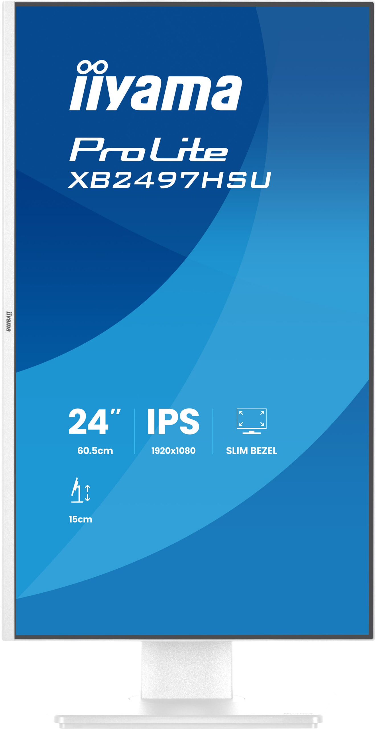iiyama ProLite XB2497HSU-W1 computer monitor 60,5 cm (23.8") 1920 x 1080 Pixels Full HD LED Wit - Afbeelding 4