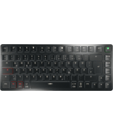 CHERRY KW X ULP 2.0 MINI toetsenbord Thuis/Werk USB + RF Wireless + Bluetooth QWERTZ Duits Zwart