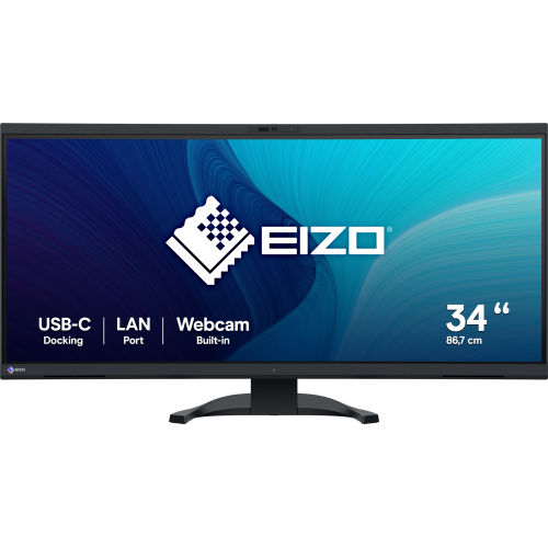 EIZO FlexScan EV3450XC-BK computer monitor 86,6 cm (34.1") 3440 x 1440 Pixels UltraWide Quad HD LCD Zwart