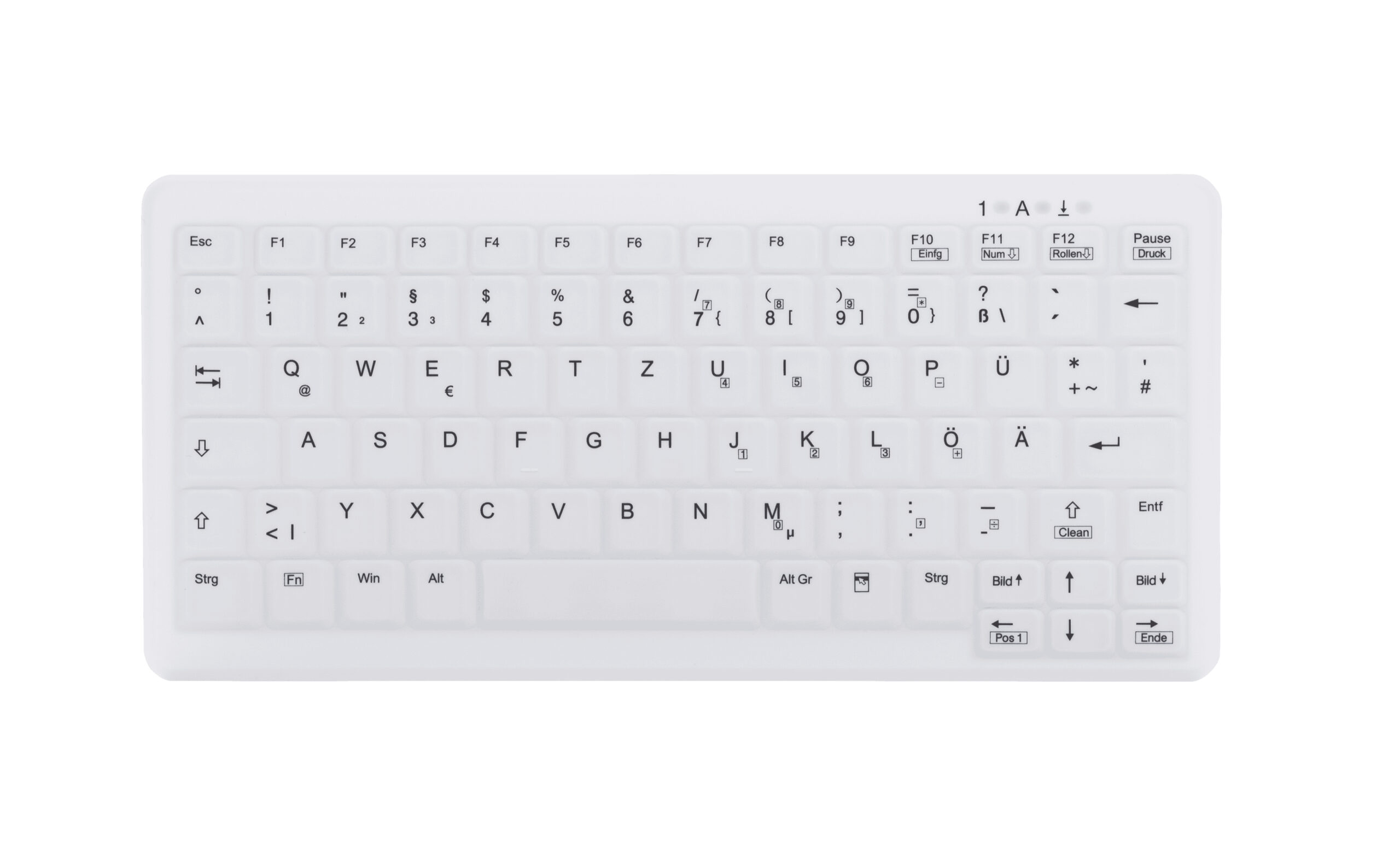 Contour Design Active Key AK-C4110 toetsenbord Medisch USB QWERTZ Duits Wit