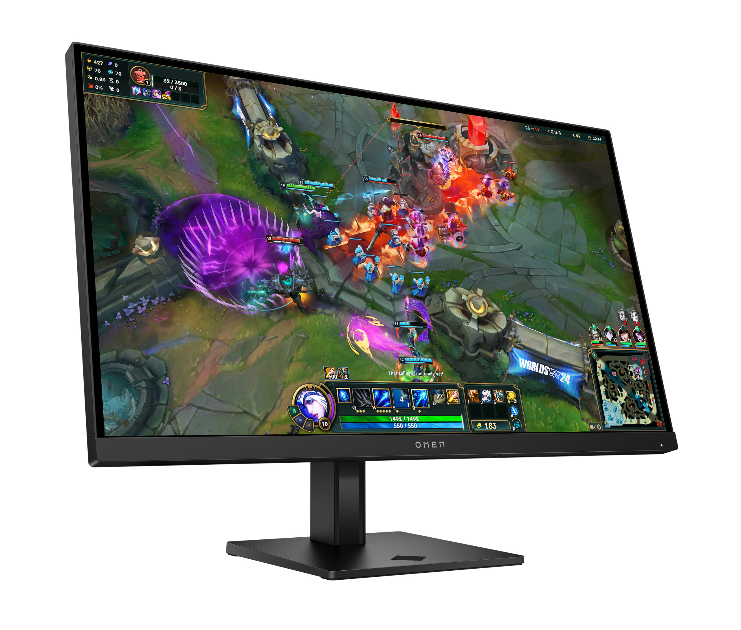 HP OMEN LCD 27qs G2 68,6 cm 27 QHD 2560x1440 240 Hz1ms 400nits2xHDMI, DP,USB, Pivot,VESA computer monitor 68,6 cm (27") 2560 x 1440 Pixels Quad HD Zwart - Afbeelding 2