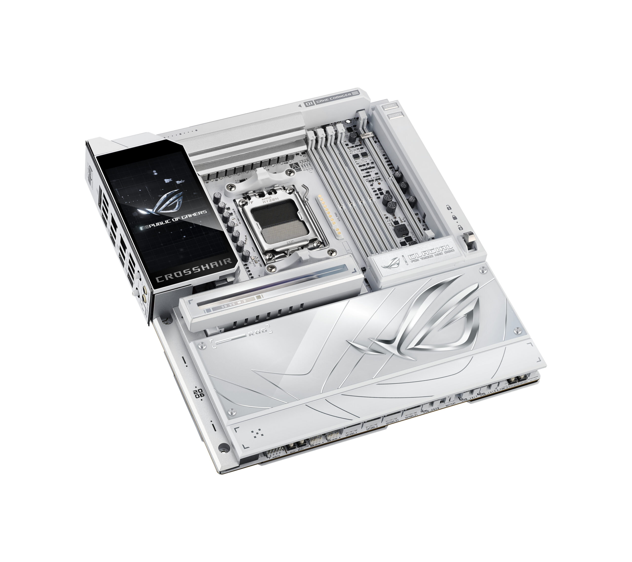 ASUS ROG CROSSHAIR X870E GLACIAL AMD X870E Socket AM5 Verlengd ATX - Afbeelding 9