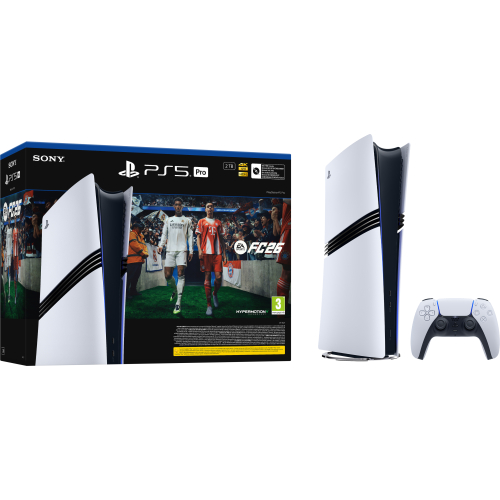 Sony Playstation 5 Pro FC26 Bundle 2 TB Wifi Zwart, Wit