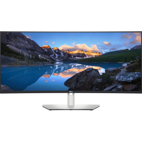 DELL UltraSharp U3824DW computer monitor 95,2 cm (37.5") 3840 x 1600 Pixels Wide Quad HD+ LCD Zwart, Zilver