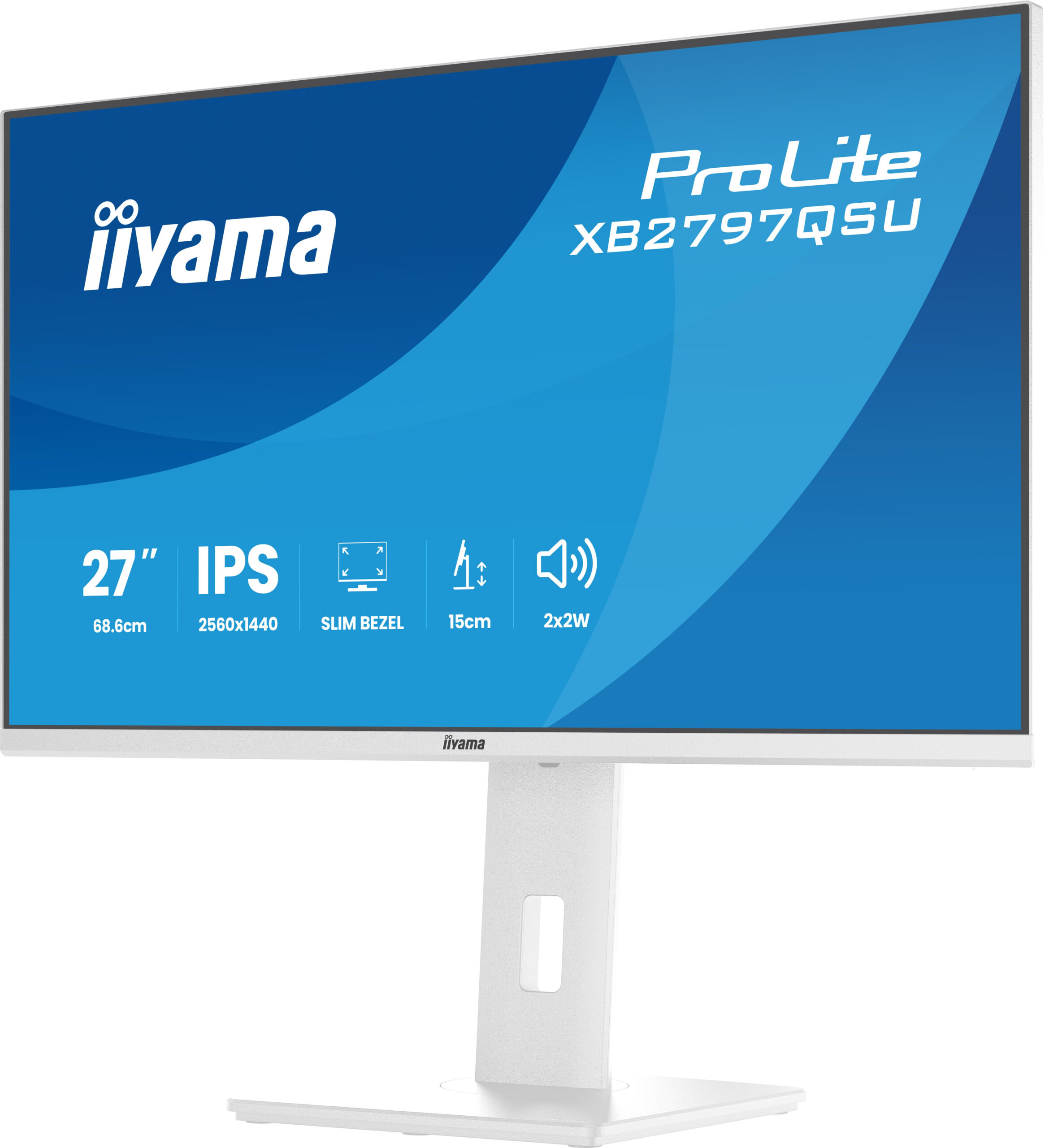 iiyama ProLite XB2797QSU-W1 computer monitor 68,6 cm (27") 2560 x 1440 Pixels Quad HD LED Wit - Afbeelding 10
