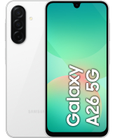 Samsung Galaxy A26 17 cm (6.7") Hybride Dual SIM Android 15 5G USB Type-C 8 GB 256 GB 5000 mAh Wit