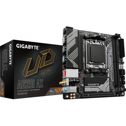 GIGABYTE A620I AX moederbord AMD A620 Socket AM5 mini ITX