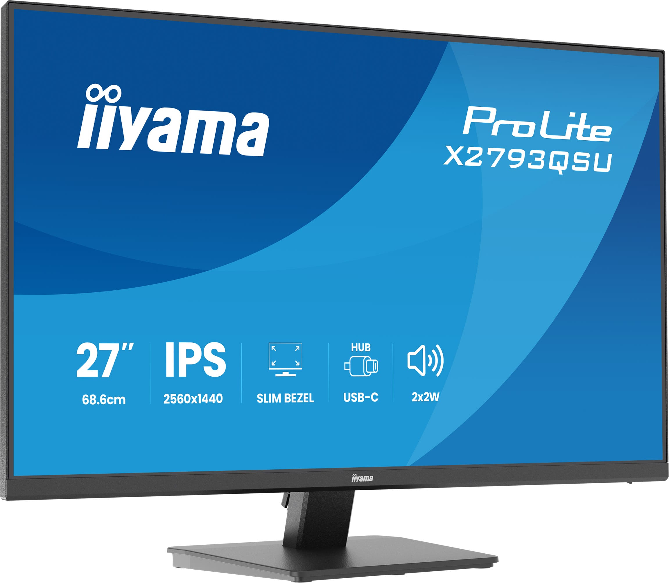 iiyama ProLite X2793QSU-B1 computer monitor 68,6 cm (27") 2560 x 1440 Pixels Quad HD LED Zwart - Afbeelding 4