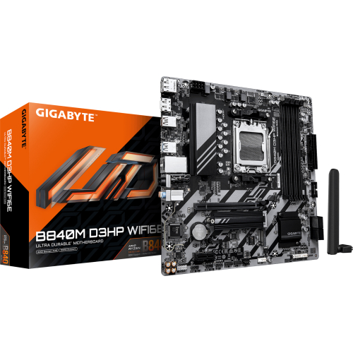 GIGABYTE B840M D3HP WIFI6E AMD B840 Socket AM5 micro ATX