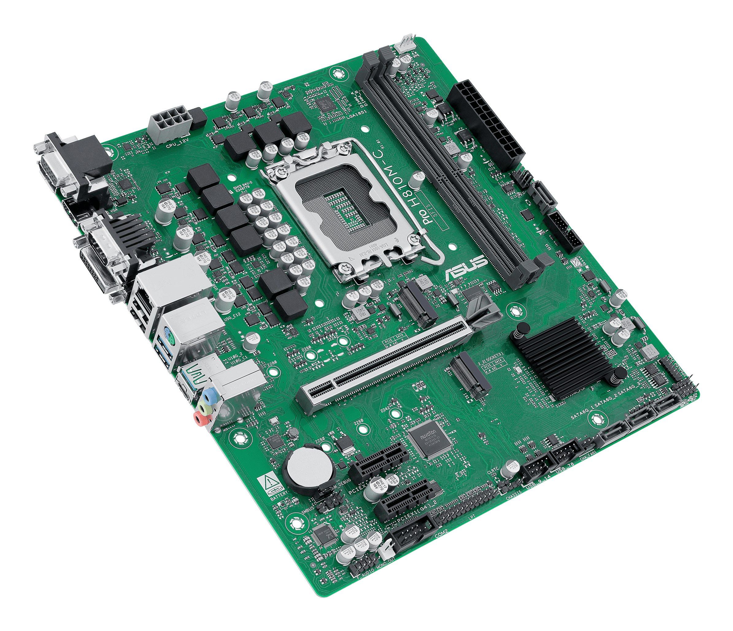 ASUS PRO H810M-C-CSM Intel H810 LGA 1851 (Socket V1) micro ATX - Afbeelding 5