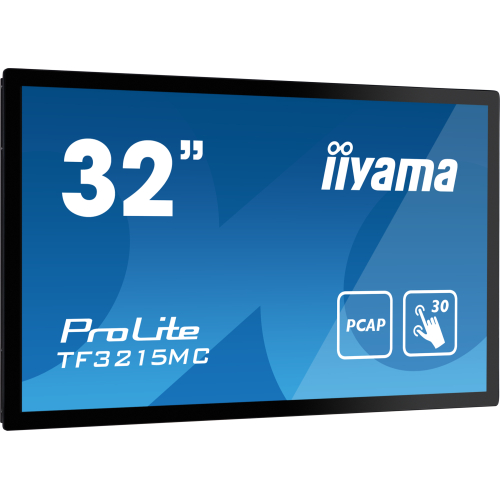 iiyama ProLite TF3215MC-B2 computer monitor 80 cm (31.5") 1920 x 1080 Pixels Full HD LED Touchscreen Kiosk Zwart