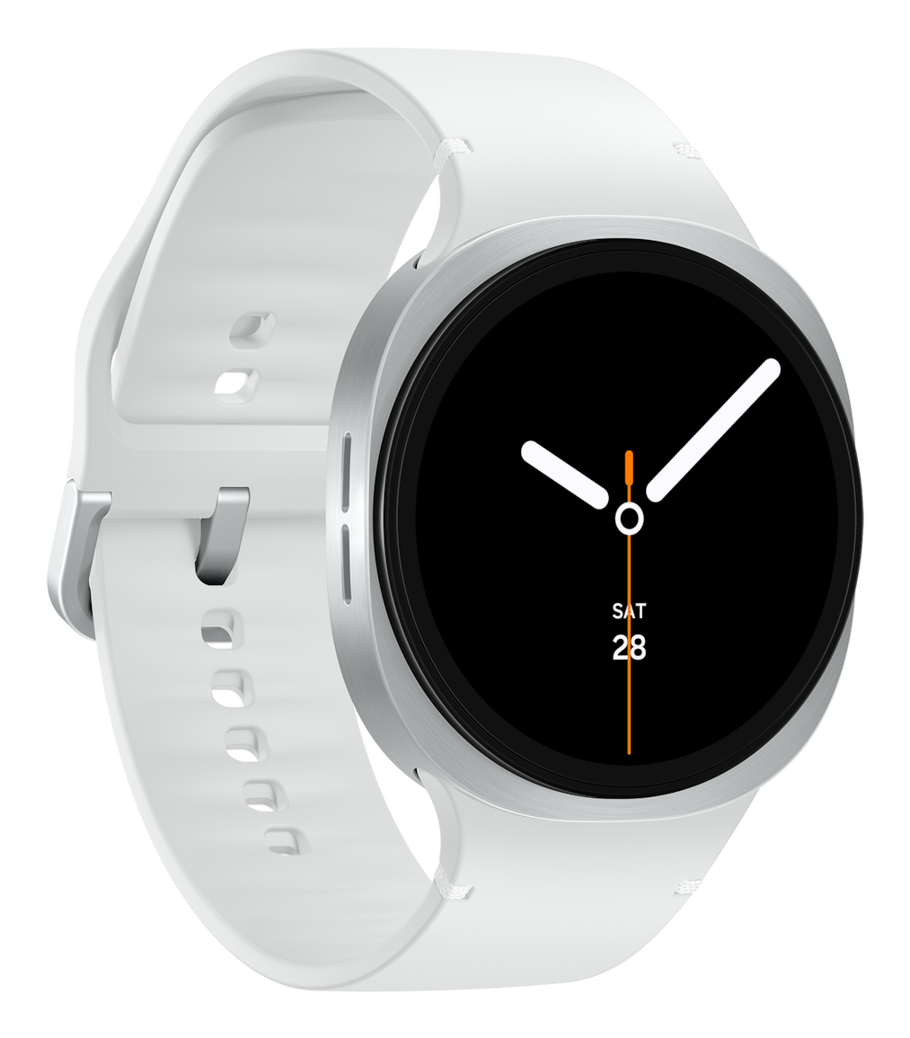 Samsung Galaxy Watch8 SM-L335FZSAXEF smartwatch & sportwatch 3,81 cm (1.5") AMOLED 44 mm Digitaal 480 x 480 Pixels 4G Zilver Wifi GPS - Afbeelding 3