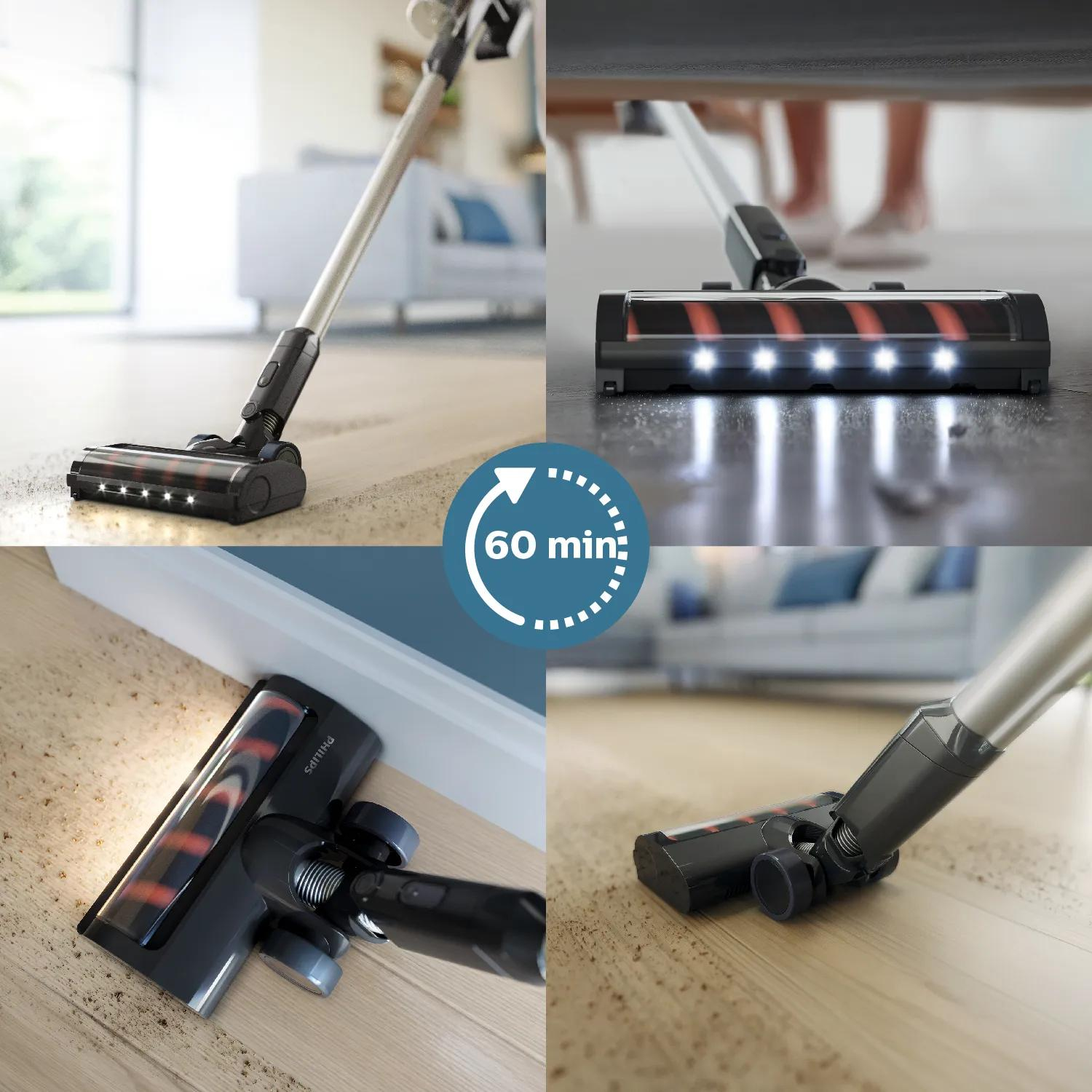 Philips 3000 series XC3033/01 steelstofzuiger & elektrische bezem Batterij/Accu Droog Cyclonisch Zakloos Zwart, Groen - Afbeelding 6