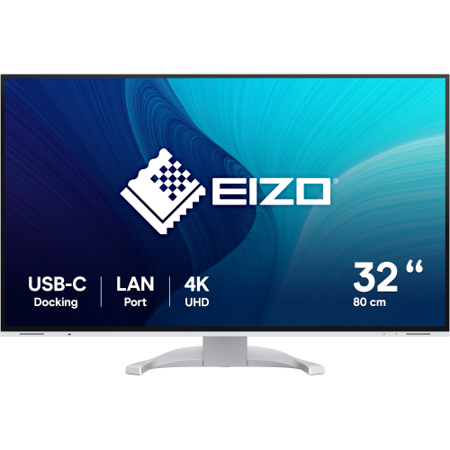 EIZO FlexScan EV3240X-WT computer monitor 80 cm (31.5") 3840 x 2160 Pixels 4K Ultra HD LCD Wit
