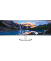 DELL UltraSharp U4924DW computer monitor 124,5 cm (49") 5120 x 1440 Pixels 5K Ultra HD LCD Zwart, Zilver