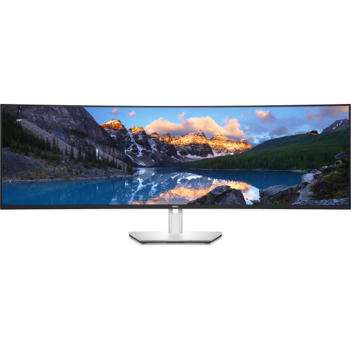 DELL UltraSharp U4924DW computer monitor 124,5 cm (49") 5120 x 1440 Pixels 5K Ultra HD LCD Zwart, Zilver