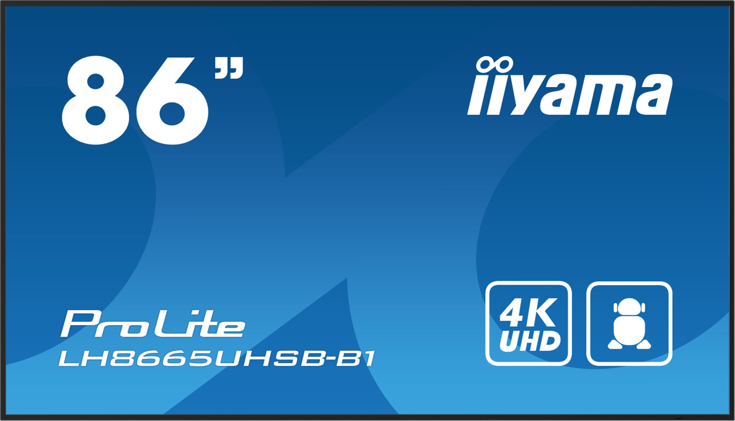 iiyama LH8665UHSB-B1 beeldkrant Kiosk-ontwerp 2,18 m (86") LED Wifi 800 cd/m² 4K Ultra HD Zwart Type processor Android 11 24/7 - Afbeelding 2