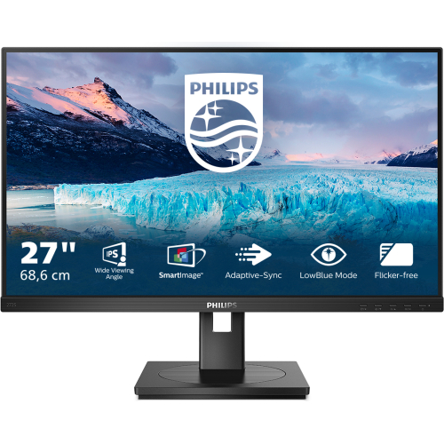 Philips 272S1M/00 computer monitor 68,6 cm (27") 1920 x 1080 Pixels Full HD LCD Zwart