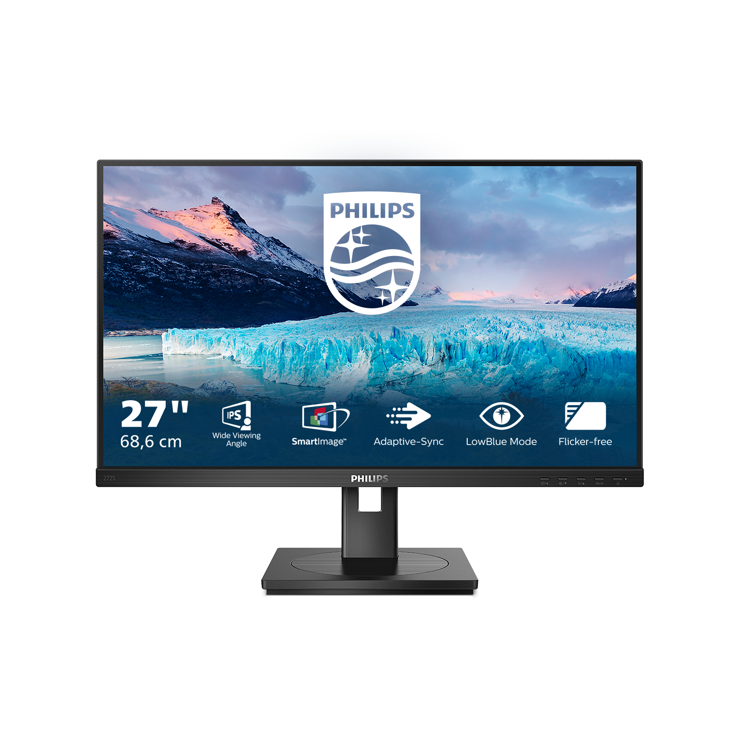 Philips 272S1M/00 computer monitor 68,6 cm (27") 1920 x 1080 Pixels Full HD LCD Zwart