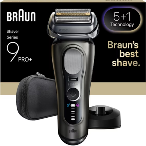 Braun Series 9 Pro+ 9615S Scheerapparaat met scheerblad Trimmer Zwart, Grijs