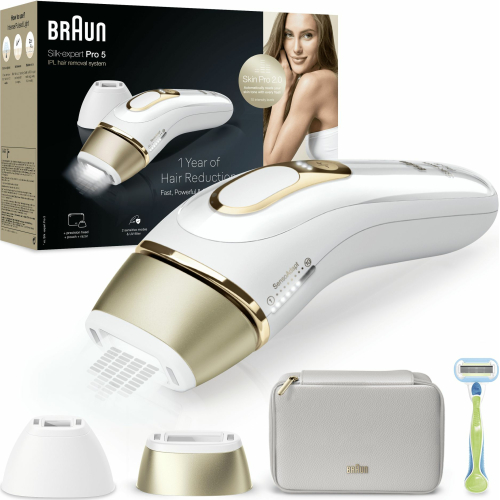 Braun PL5152 IPL Goud, Wit