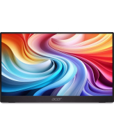 Acer PM161QB1bmiuux Draagbare monitor Zwart 39,6 cm (15.6") 1920 x 1080 Pixels